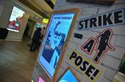 Visitors can create a pop-art inspired selfie