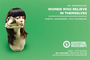 Ad Week Europe: facebooks Sheryl sandberg features in print campaign