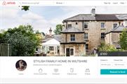 The Wiltshire home is available to book through Airbnb (airbnb.co.uk)