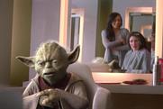 Vodafone: both local advertising, which features Yoda, and global activity are shown in the UK