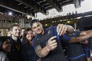 #ForceOfBlack: All Blacks star Sonny Bill Williams poses with Londoners