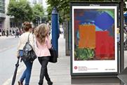Art Everywhere: a mock-up on a bus shelter depicts one of the 25 shortlisted artists' work
