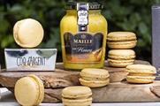 Maille and Coq d’Argent have made the first mustard macaron