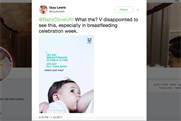 Baby Dove ads criticised over public breastfeeding portrayal