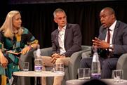 (L-R) Nicola Kemp | Tim Davie | Tunde Ogungbesan
