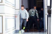 David Beckham: stars in Adidas' 'house party'