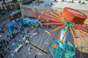 Ben & Jerry's uses giant swing to launch new varieties