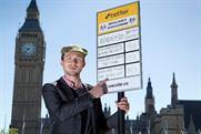 Betfair: sets uo its stall outside parliament