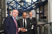 LDC's CEO Martin Draper, NEC Group's CEO Paul Thandi and LDC's director Steve Aston