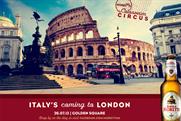 Birra Moretti: experiential brings Tuscany to London's Soho