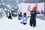 Summer activity included an adult-sized ball pit at Canary Wharf