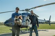 Brewdog founders James Watt and Martin Dickie airdropped taxidermy cats yesterday (12 May)