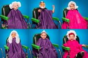 Children could choose from 10 celebrity hairstyles at the Paddy's Bathroom pop-up  