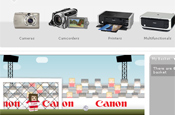 Canon relaunches website with Euro 2008 theme
