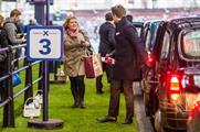 Celebrity Cruises butlers were on hand to assist commuters