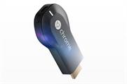 Google: enters UK's TV market with £30 Chromecast