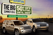 Chrysler offers 50percent off fuel in sales drive