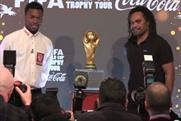 Coca-Cola: Daniel Sturridge and Christian Karembeu at the World Cup trophy tour 