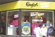 Comfort uses pop-up to educate millennials on reducing clothing waste