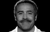 Daley Thompson...appears in new JWT ad for Nestle         