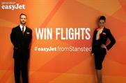 Easyjet and Stansted Airport promote routes with photo wall