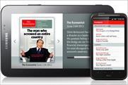 Tablet ads offer a great vehicle for luxury brands