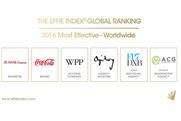 Ogilvy & Mather and WPP top Effie Index