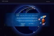 Estée Lauder: The Beauty of Night site encourages women to discuss their nightly skin-care regimes