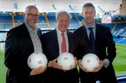 Chris Skeith, Michael Hirst and Chris Foy celebrate the launch of Events are Great Britain