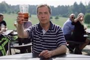 Nigel Farage: stars in Paddy Power’s Ryder Cup ad