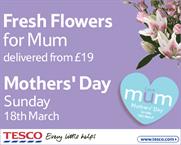 Tesco launches online Mother's Day push