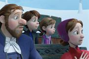 Frozen: characters will appear in the Sky Movies ad