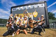 Guitar Hero's The Amp encouraged festival-goers to unleash their inner rock star
