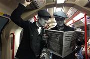 HarperCollins sent paperboys from the 1920s out into the 21st century world