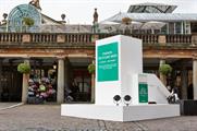 The box was designed to encourage people to donate their unwanted clothing 