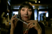 Anjelica Huston...star of latest Orange Spot ad