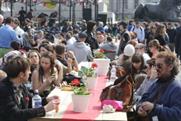 The free event was staged in Trafalgar Square.