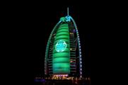 The Burj Al Arab in Dubai participated in Global Greening (@TourismIreland)