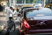 The XJ model raced through the streets of Mumbai (Anthony Cullen)