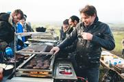 Chef James Martin dished up burgers and subs to special guests