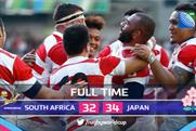 Japan's shock win over South Africa hailed as PR boost for the Rugby World Cup