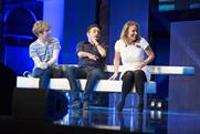 Jay Hunt (right), the chief creative officer of Channel 4, at the broadcaster's upfronts event on Tuesday