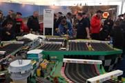 JET's Scalextric track proved popular with adults as well as children at Silverstone Classic