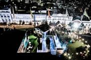 The activation overlooks Oxford Street in London