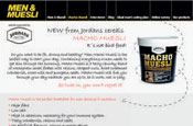 Jordans targets men with Macho Muesli web trial
