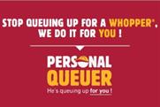 Want a Whopper but don't want to wait? Burger King will queue for you