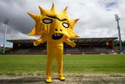 Partick Thistle's new mascot, Kingsley, designed by artist David Shrigley