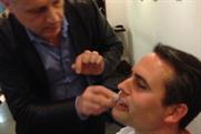 Watch: King of Shaves' Will King gives impromptu shave to Direct Line Group marketer