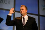 White takes his oath of office