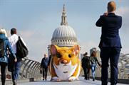 The hamster was spotted on the Millennium Bridge, South Bank and Clapham Common